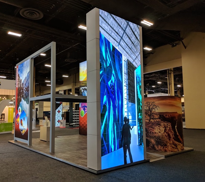 Example of LED Wall at ExhibitorLive 2018